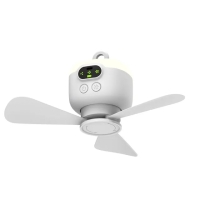 USB Rechargeable Ceiling Fan Removable Blades Night Lamp Lighting Capacity Household Outdoor Fan LED Lamp Ceiling Fan | Fugo Best